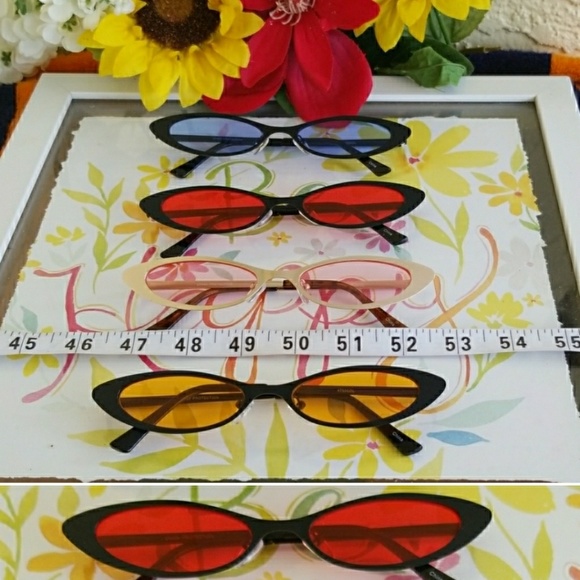 100% 400 UV protection Cat eye sunglasses style Cl - Picture 4 of 6